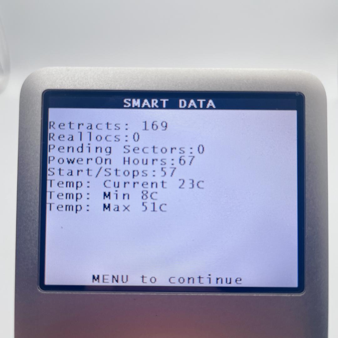 【ほぼ未使用】iPod classic 第6.5世代 160GB A1238