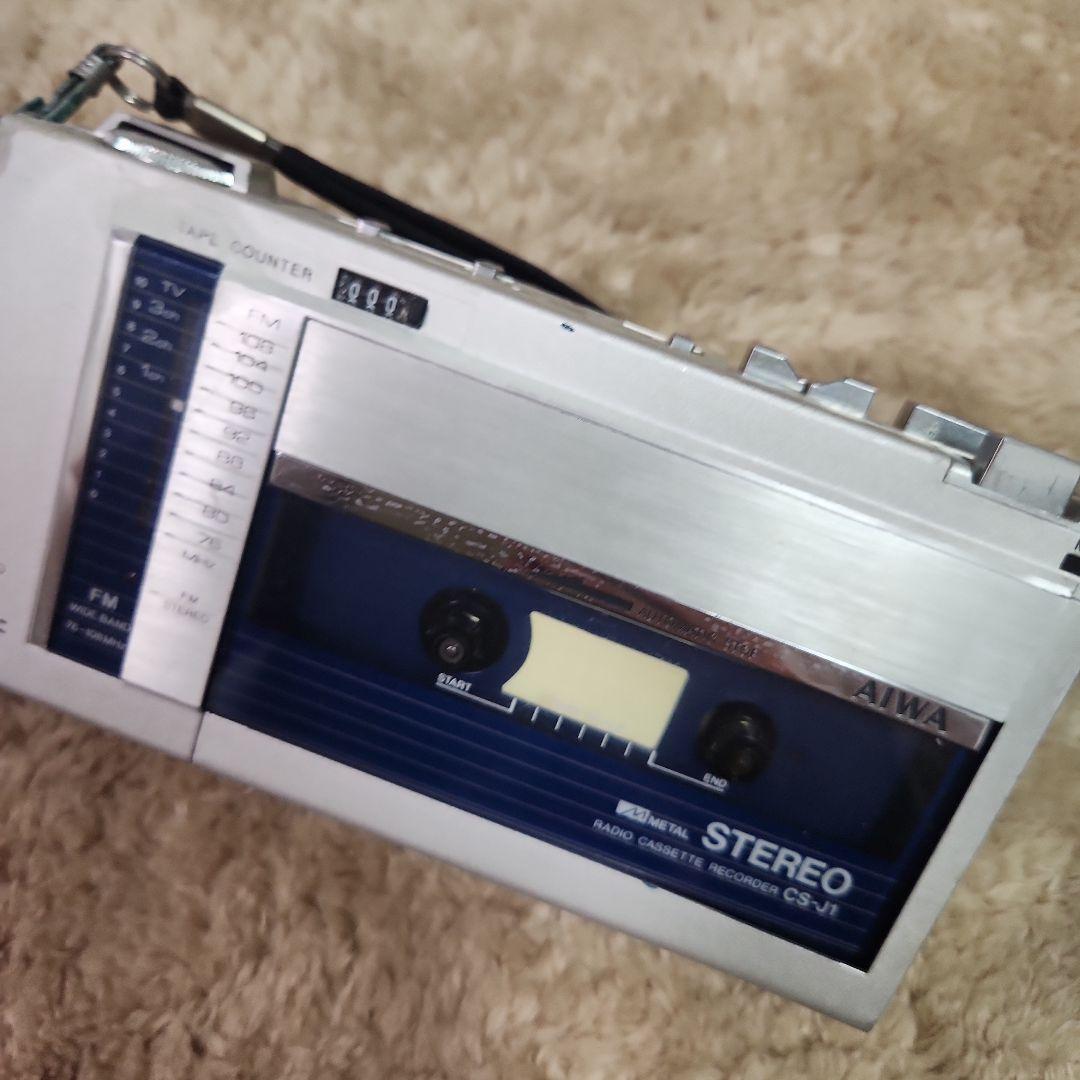 AIWA CS-J1 ポータブルカセットプレーヤー