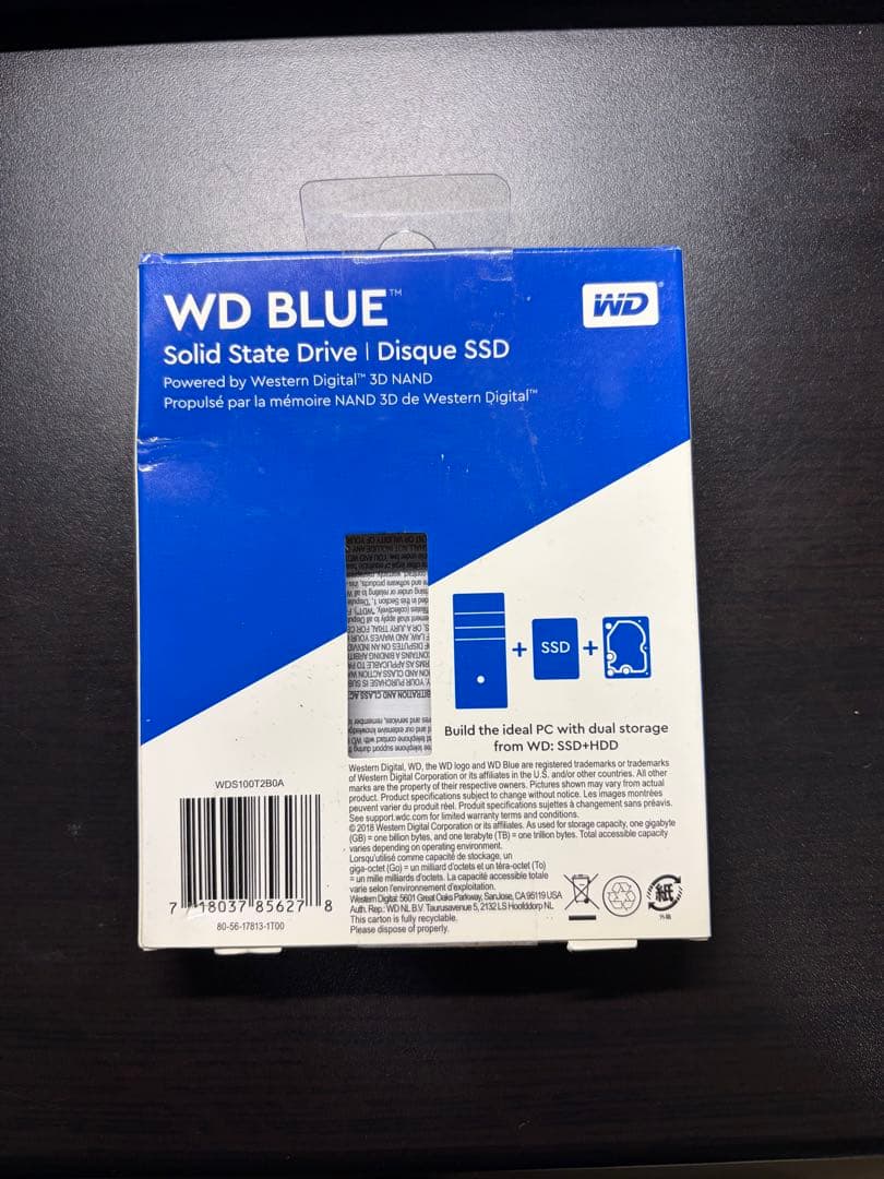 内蔵型SSD WD BLUE 1TB 3D NAND SATA SSD
