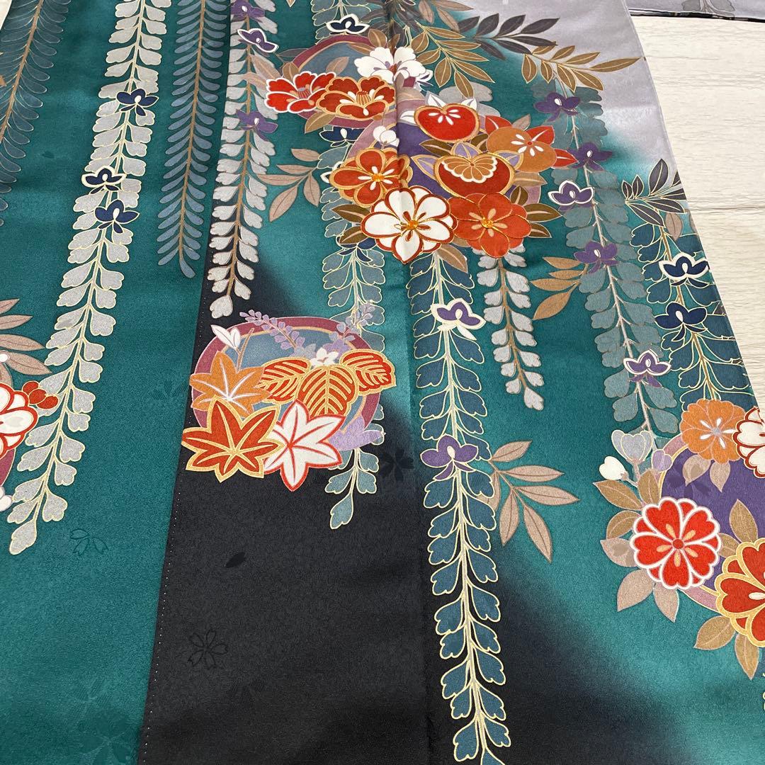 正絹　高級振袖　長襦袢セット