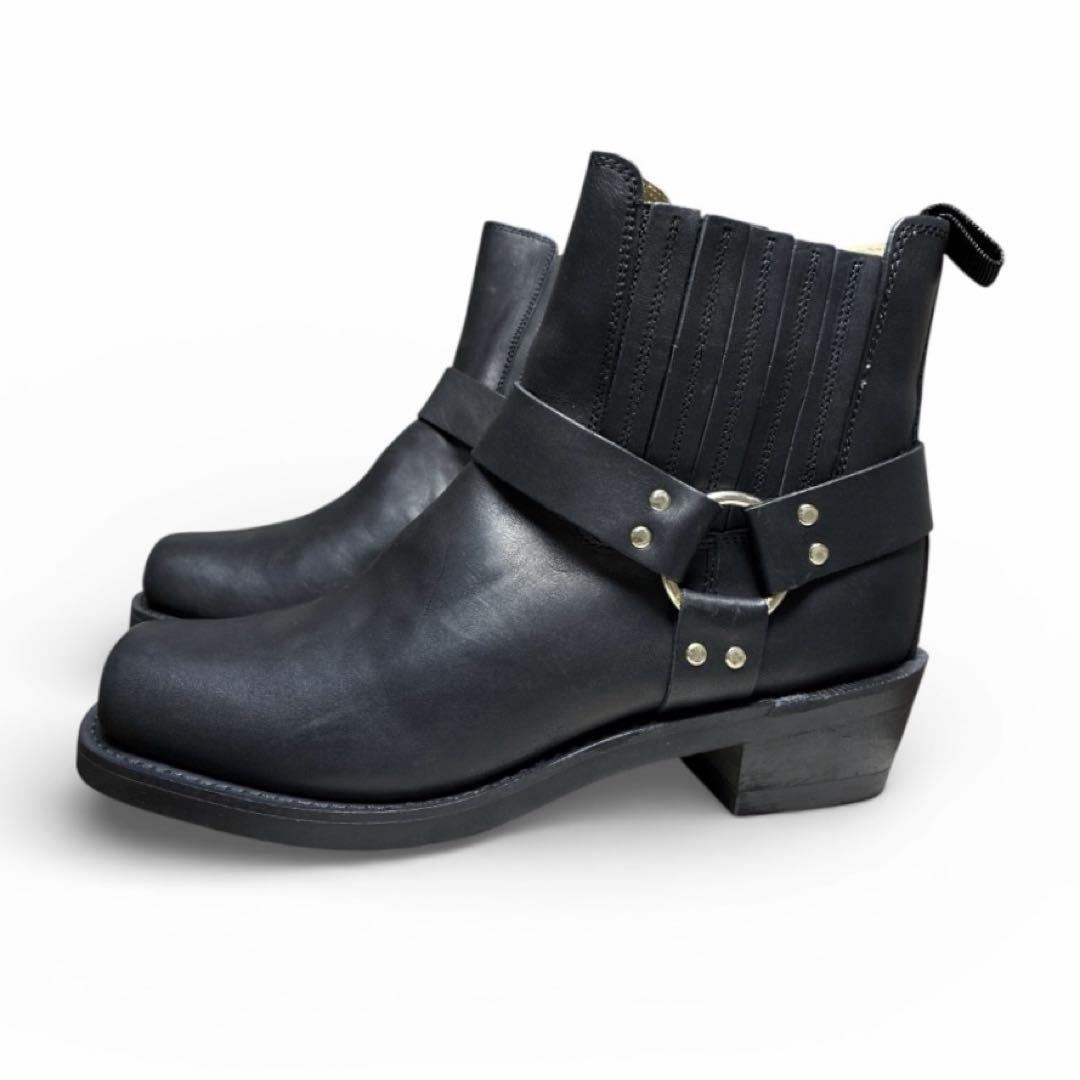 GORILLA ゴリラ サイドゴアリングブーツ スクエア BLK