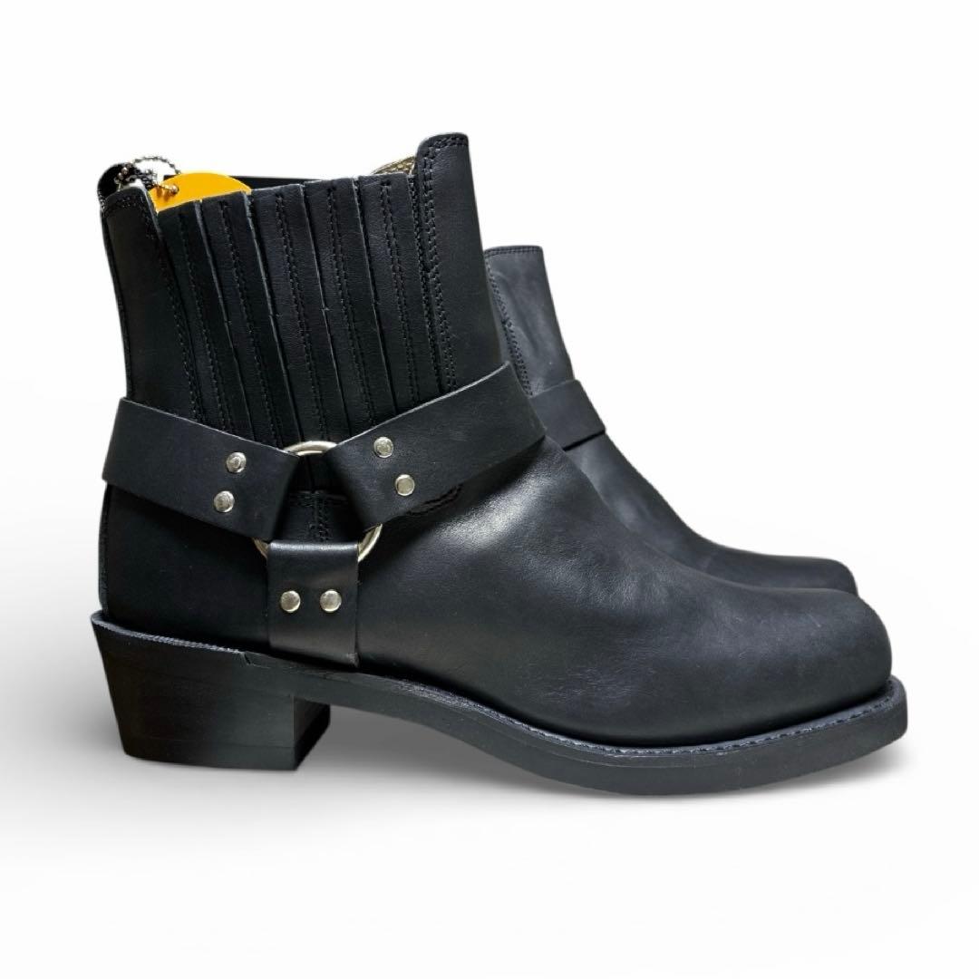 GORILLA ゴリラ サイドゴアリングブーツ スクエア BLK