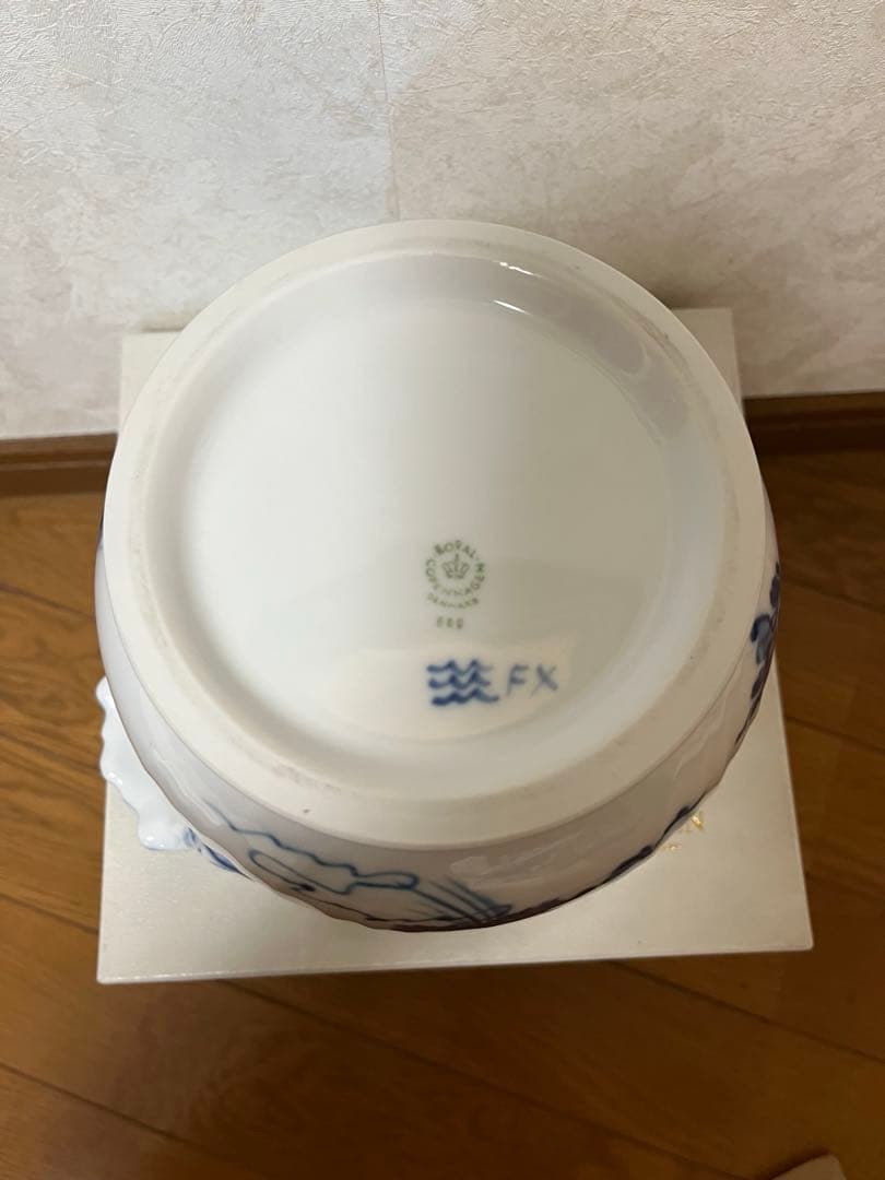 廃盤　ロイヤルコペンハーゲン　ブルーフラワーカーブ　ワインクーラー　　希少