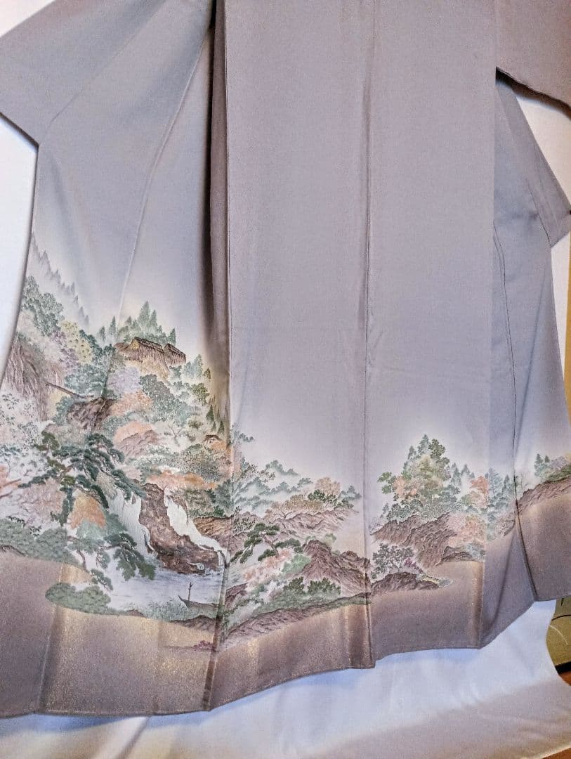 グレー/金彩景色♥色留袖*訪問着