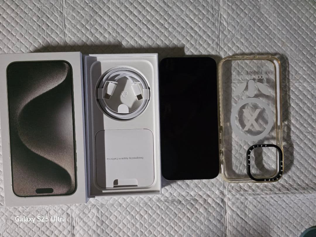 スマートフォン本体 Apple iPhone 15pro max 512GBapple care+