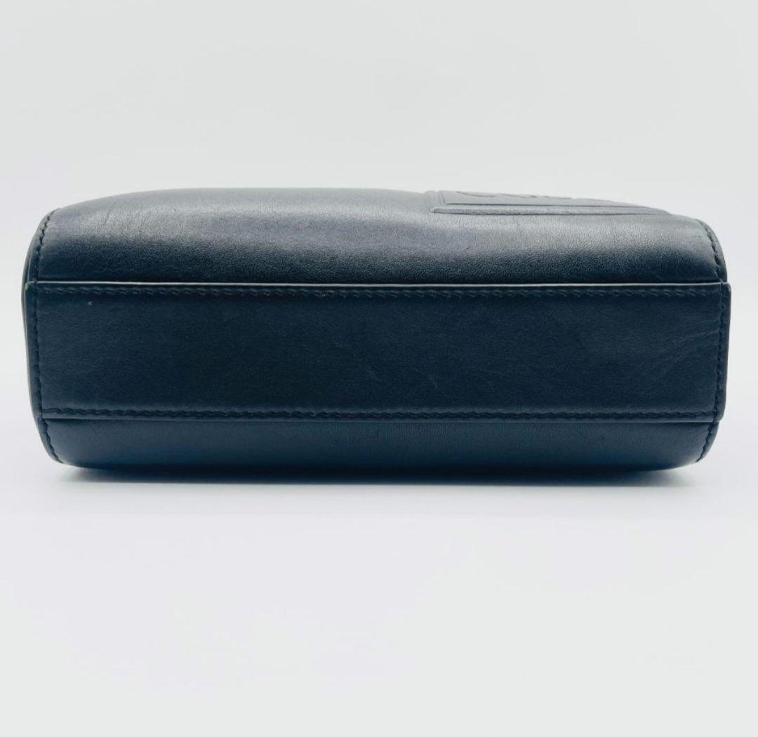 【美品】ロエベ クロスボディ カメラ バッグ ブラック ショルダー