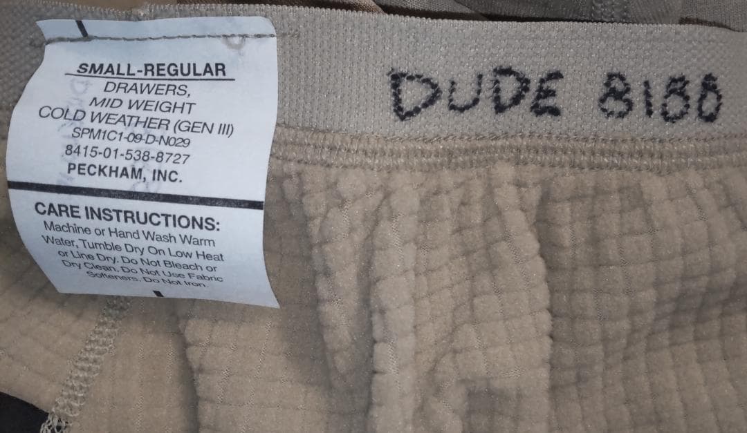 セット/ 米軍 ECWCS ポーラテック L2 プルオーバー+ロングパンツ SR