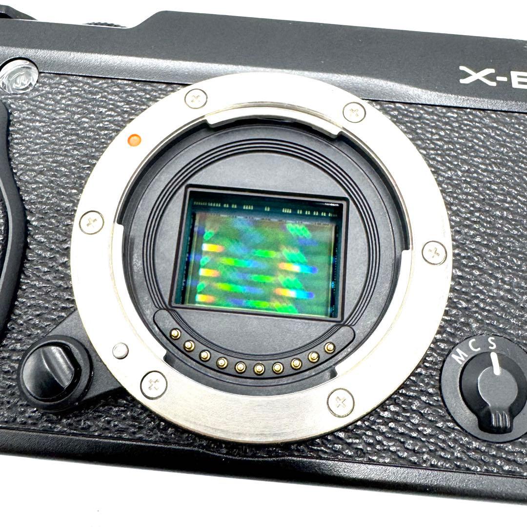 動作良好 FUJIFILM フジフィルムX-E1 ミラーレス 一眼 ブラック