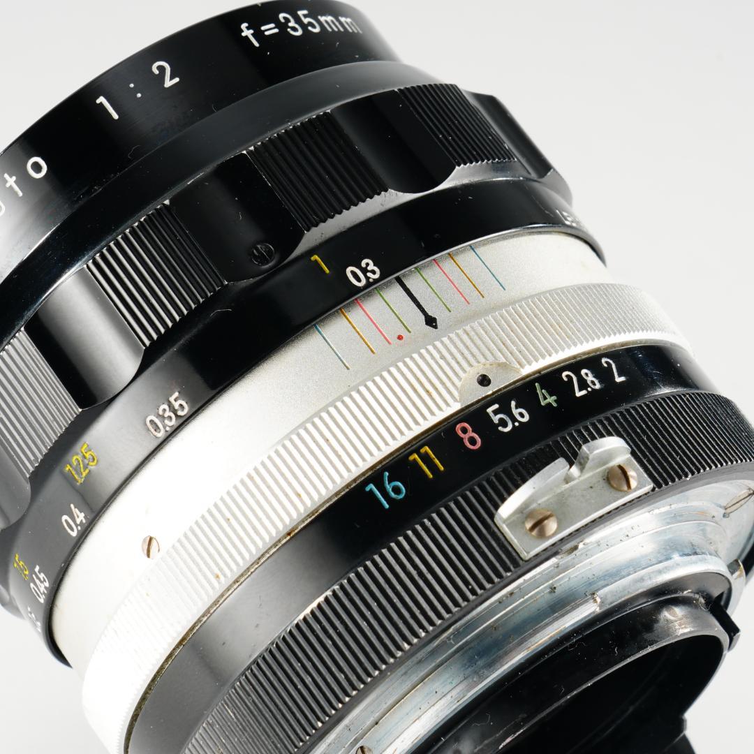 【整備＆テスト済】 ニコン Nikkor-o Auto 35mm F2 738
