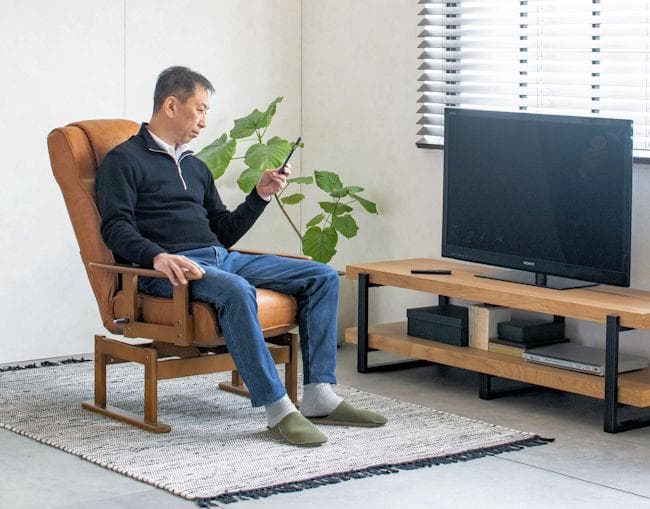 回転高座椅子リクライニングチェア パーソナルチェア ポケットコイル（564）