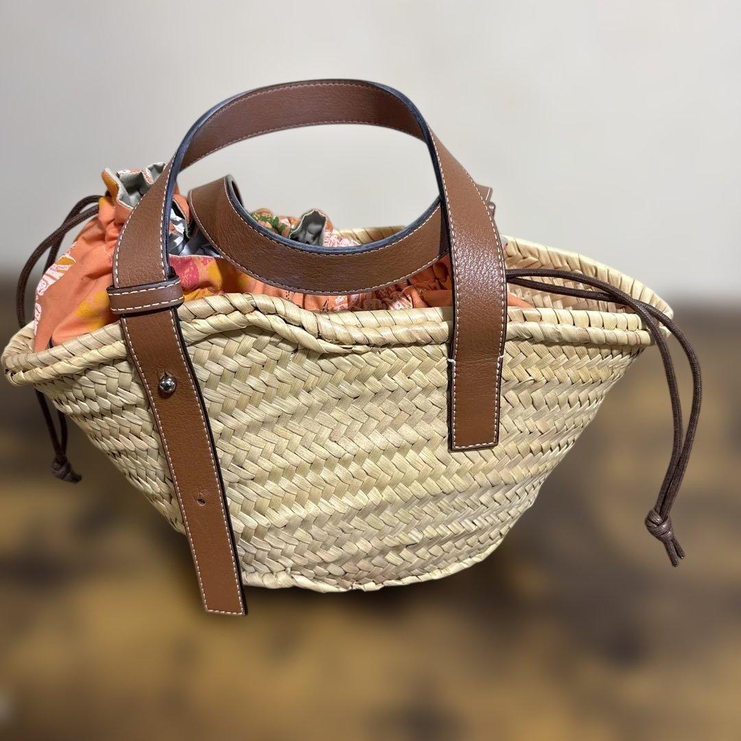 【正規品】ロエベ LOEWE かごバッグ ラフィア スモール Sサイズ