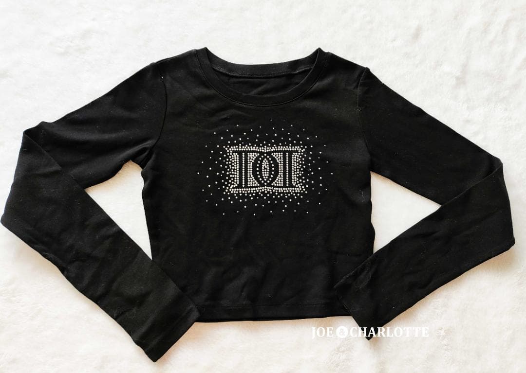 ダーリッチ darich シャイニーDDロゴコンパクトロングTシャツ ブラック