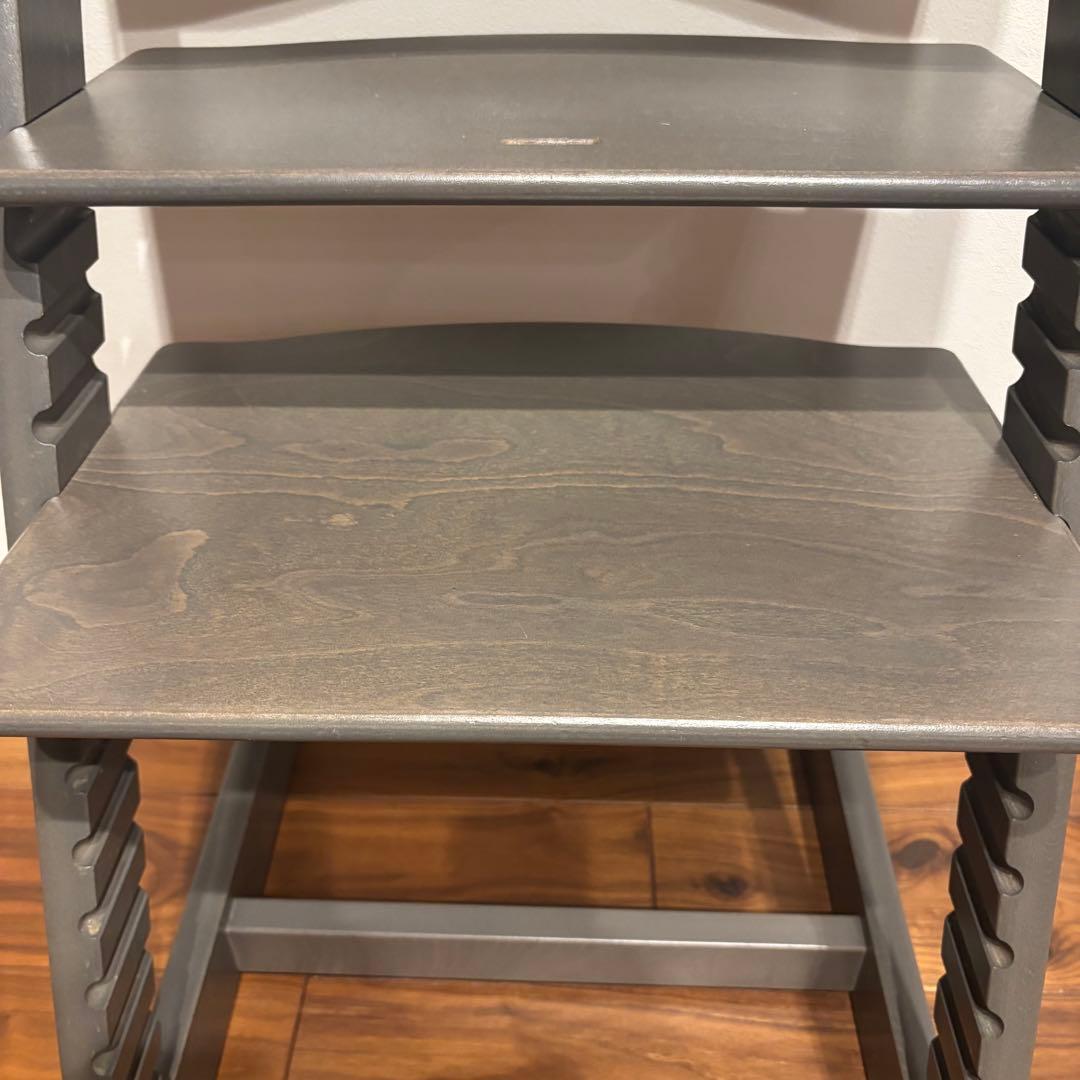 ストッケ トリップトラップ ヘイジーグレー ベビーセット付 S/N5 極美品