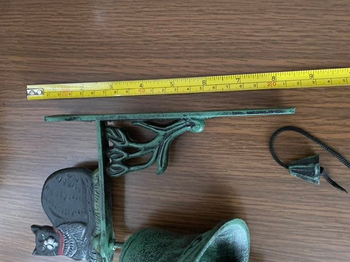 真鍮製ガーデンベル　玄関ベル　ネジ付