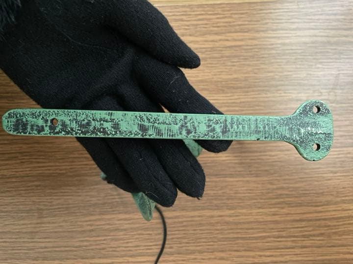 真鍮製ガーデンベル　玄関ベル　ネジ付