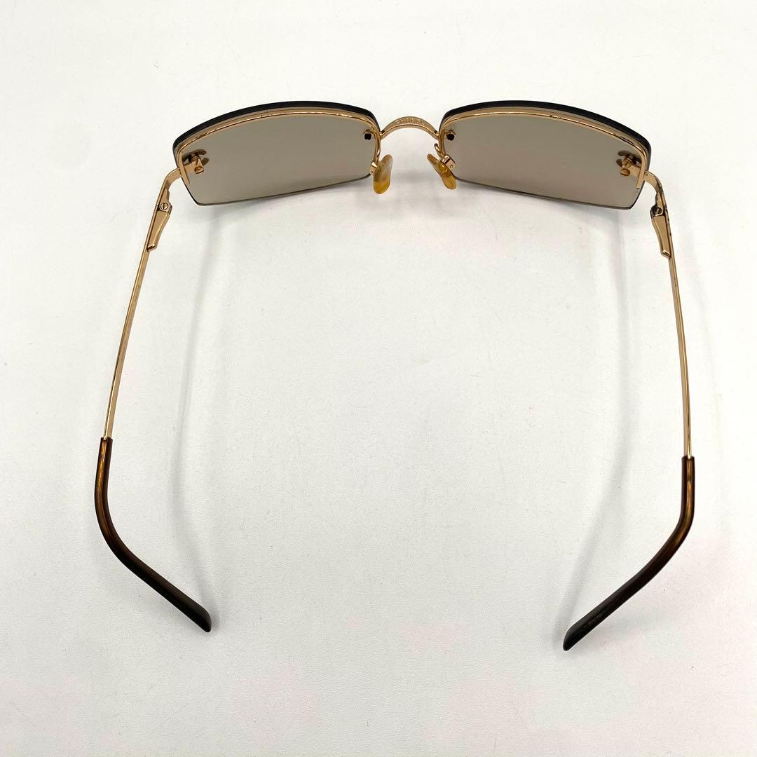 CHANEL サングラス　ゴールド　ココマーク　ラインストーン　4093-B