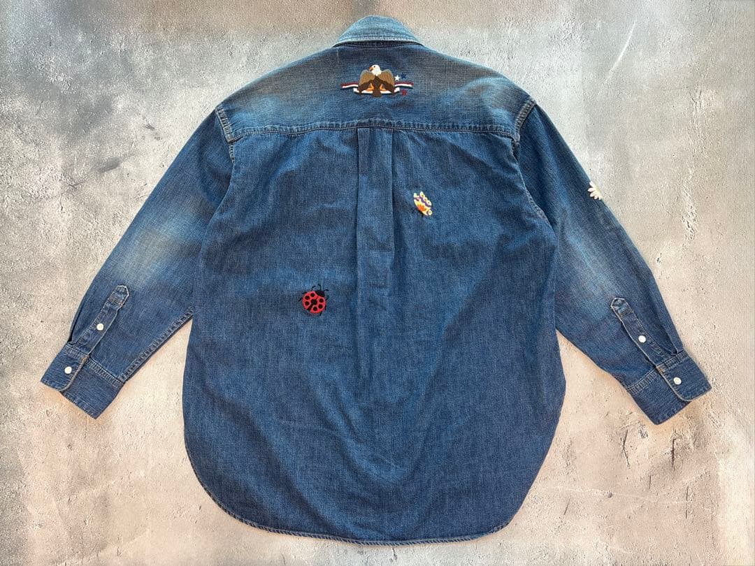 KEITA MARUYAMA ケイタマルヤマ 刺繍ウエスタンデニムシャツ