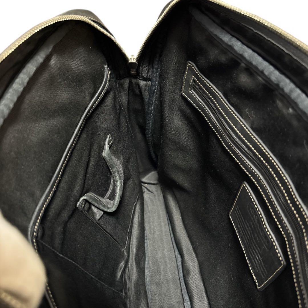 COACH コーチ 2way ビジネスバッグ ブラック 70168 カーフレザー