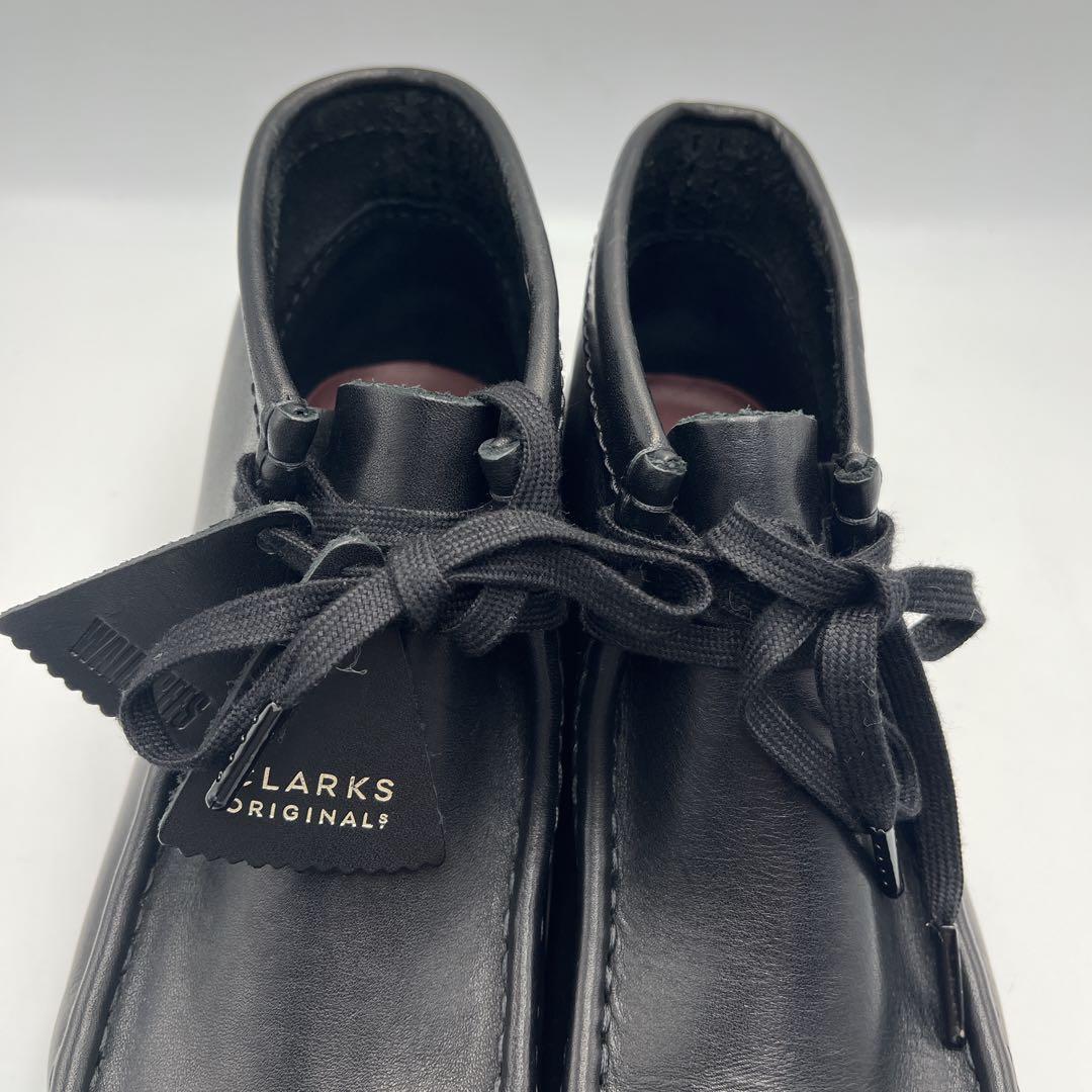 クラークス ワラビーブーツ レザー【UK8】