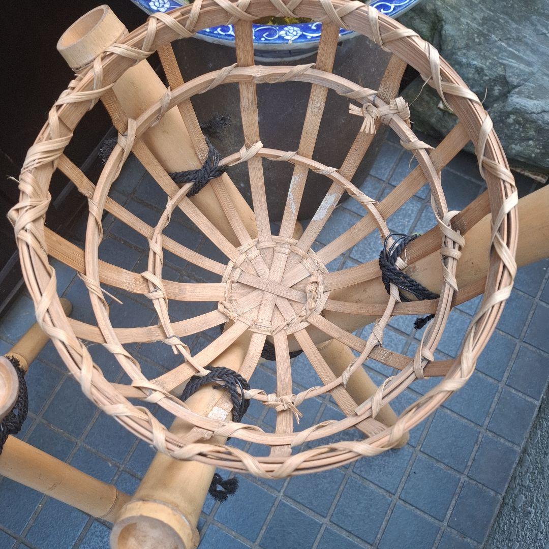 No.懐石館　料亭　懐石　篝火　松明　灯り　骨董　古民具　一対セット