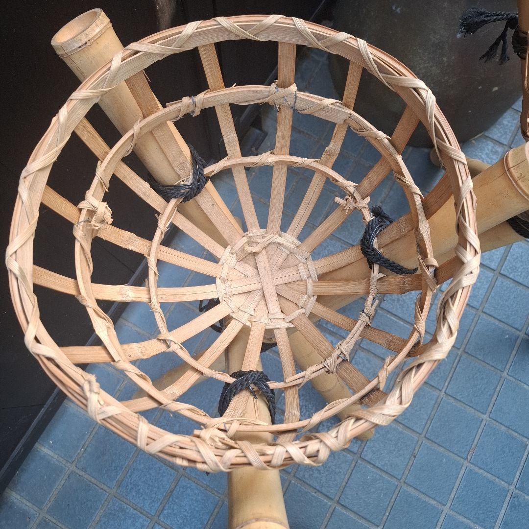 No.懐石館　料亭　懐石　篝火　松明　灯り　骨董　古民具　一対セット