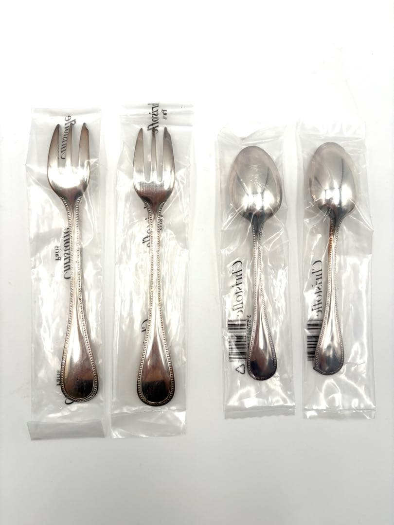 未使用未開封　クリストフル　フォーク　スプーン　カトラリー　4点セット 箱付き