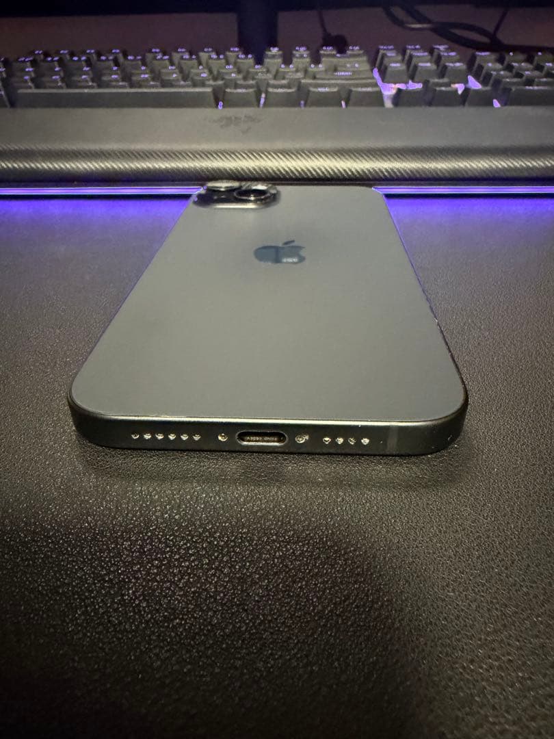 Apple iPhone15 plus 128gb black 黒