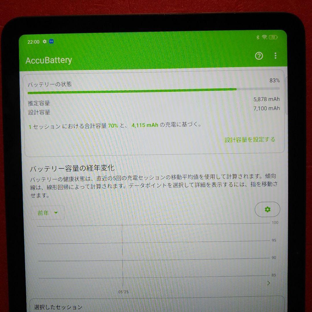 OPPO Pad Air　使用感あるがバッテリーは良好