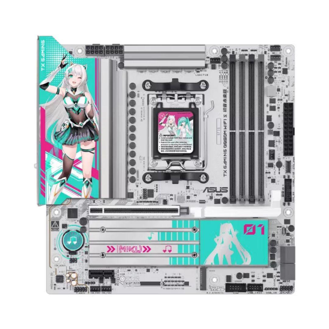 ASUS TX Gaming B850 初音ミクコラボマザーボード