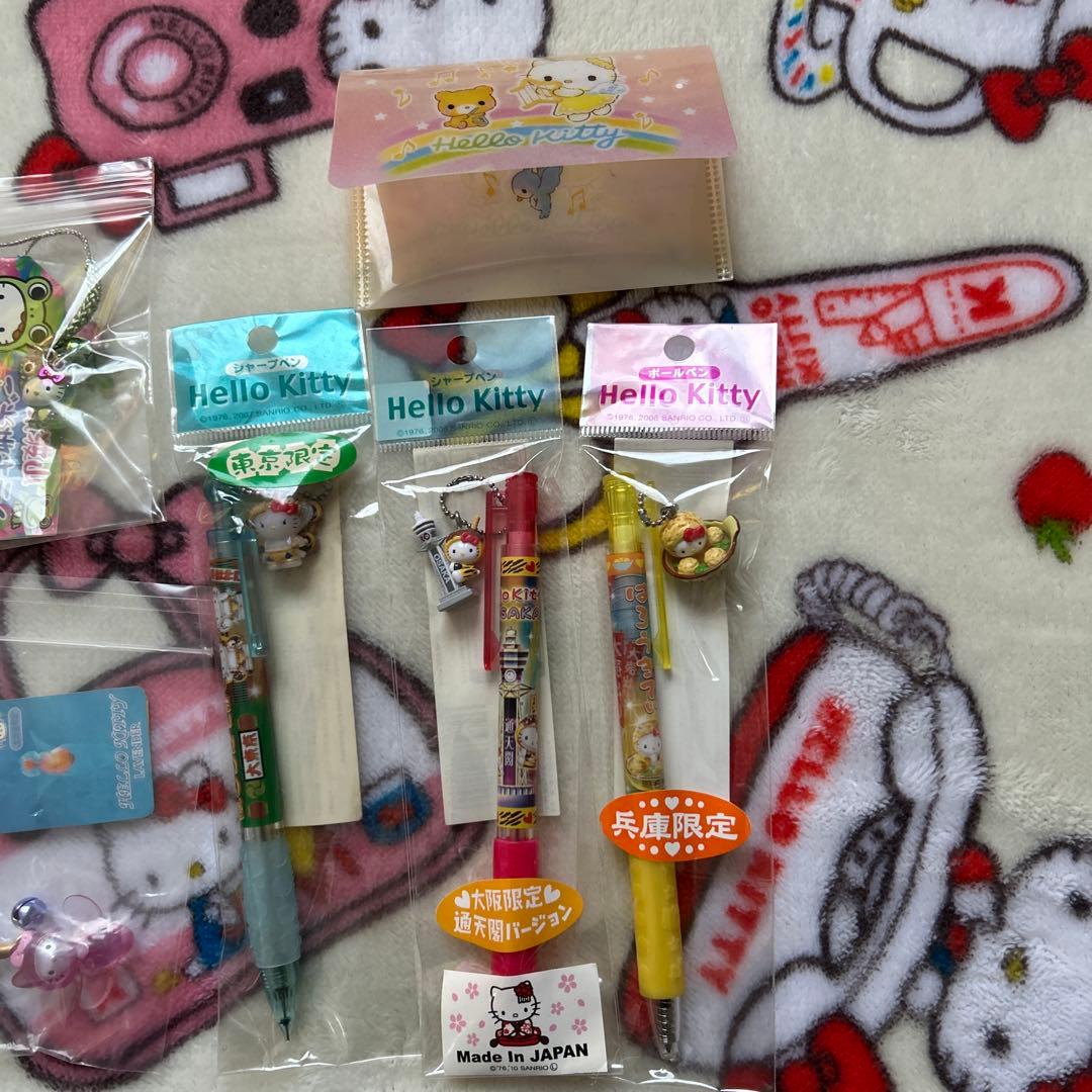 【未使用】ご当地根付けボールペンシャーペンおまけ付