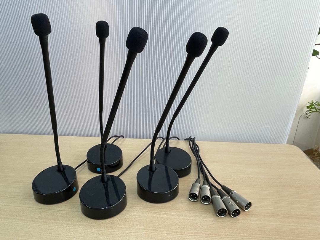 SONY SRP-X412 ECM-530 ５本 卓上グーズネックマイク 一式