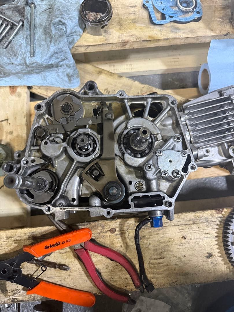 エンジン　CD50 キタコ　ボアアップ　106CC武川 モンキー　ゴリラ