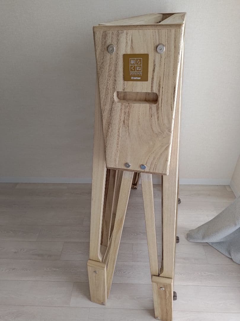 【※変更可能性あり/snoopy】 桐らくね 木製折りたたみベッド