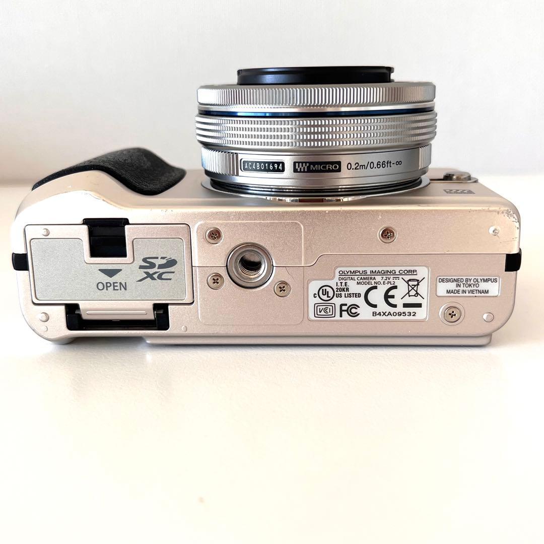 【美品】OLYMPUS PEN E-PL2 シルバー　付属品多数