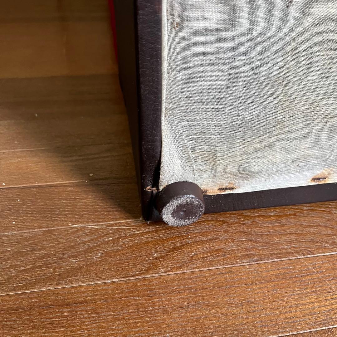 【アンティーク】② 昭和レトロ 1人掛けソファー ワインレッド スナック 喫茶店