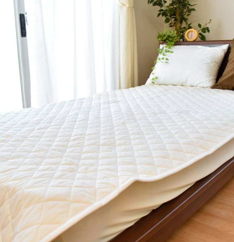 パシーマ パットシーツ シングル 110×210cm きなり 敷きパッド