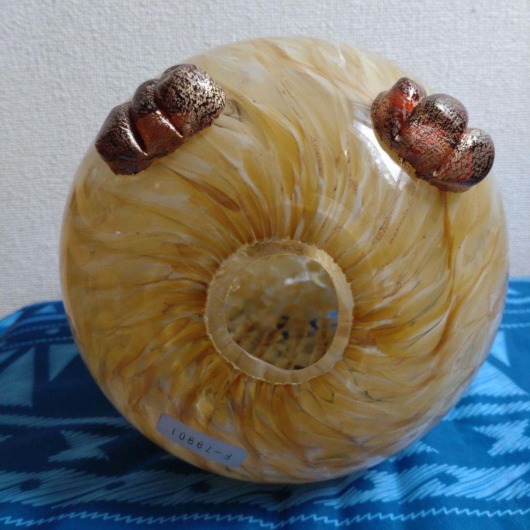 ㊵ ふくろう 置物 ガラス