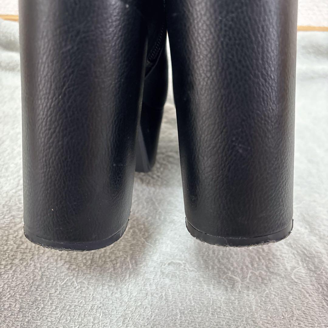 即購入OK❣️EVRIS 厚底 ショートブーツ レザー Lサイズ