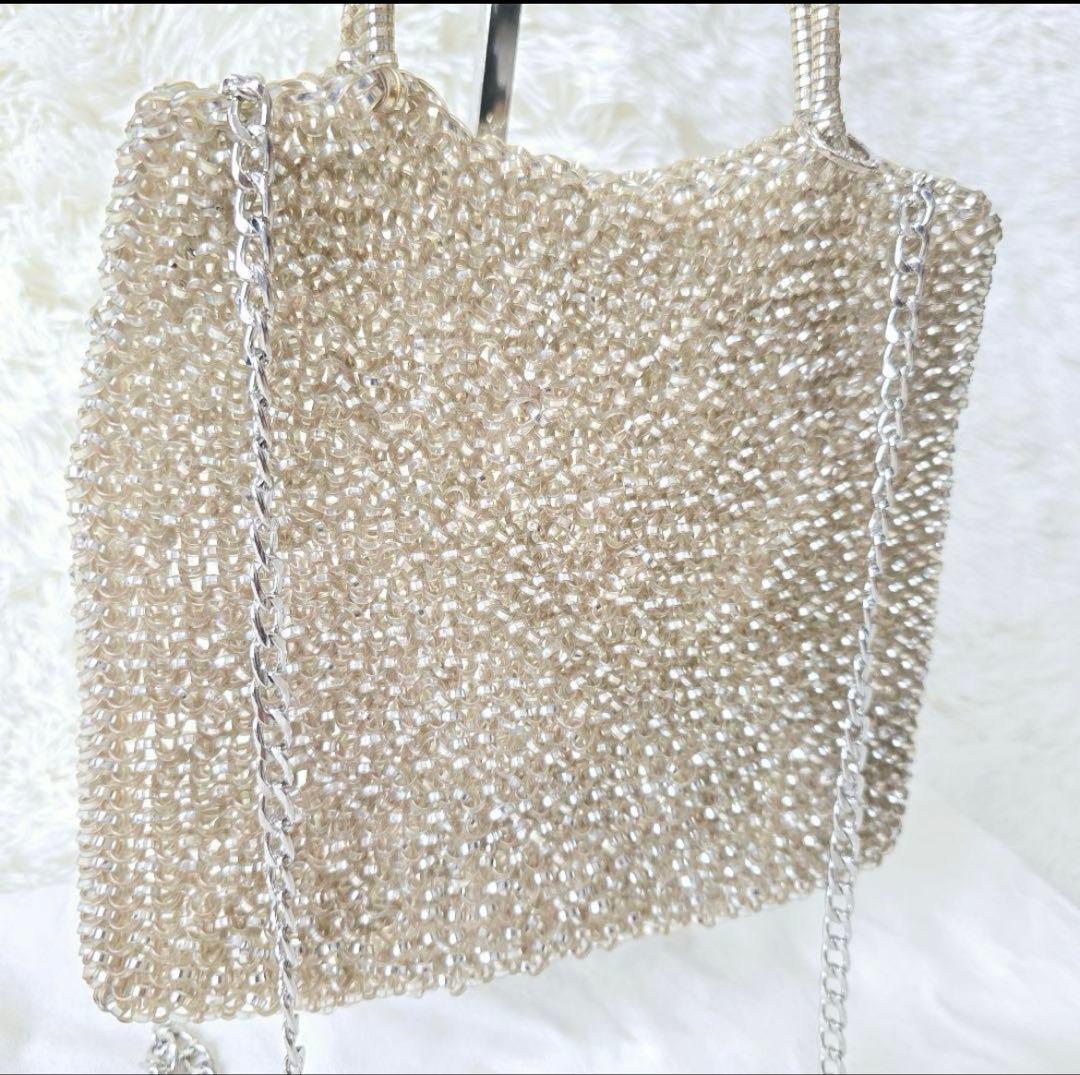 アンテプリマ★ANTERIMA★シルバー ゴールドスクエア★ミディアム