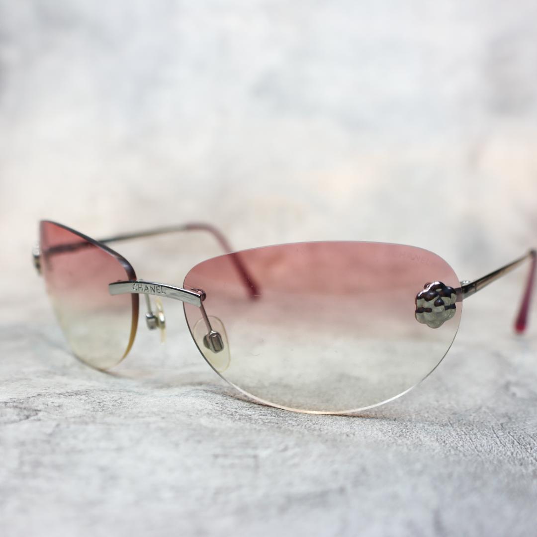 CHANEL リムレス サングラス グラデーションレンズ ユニセックス