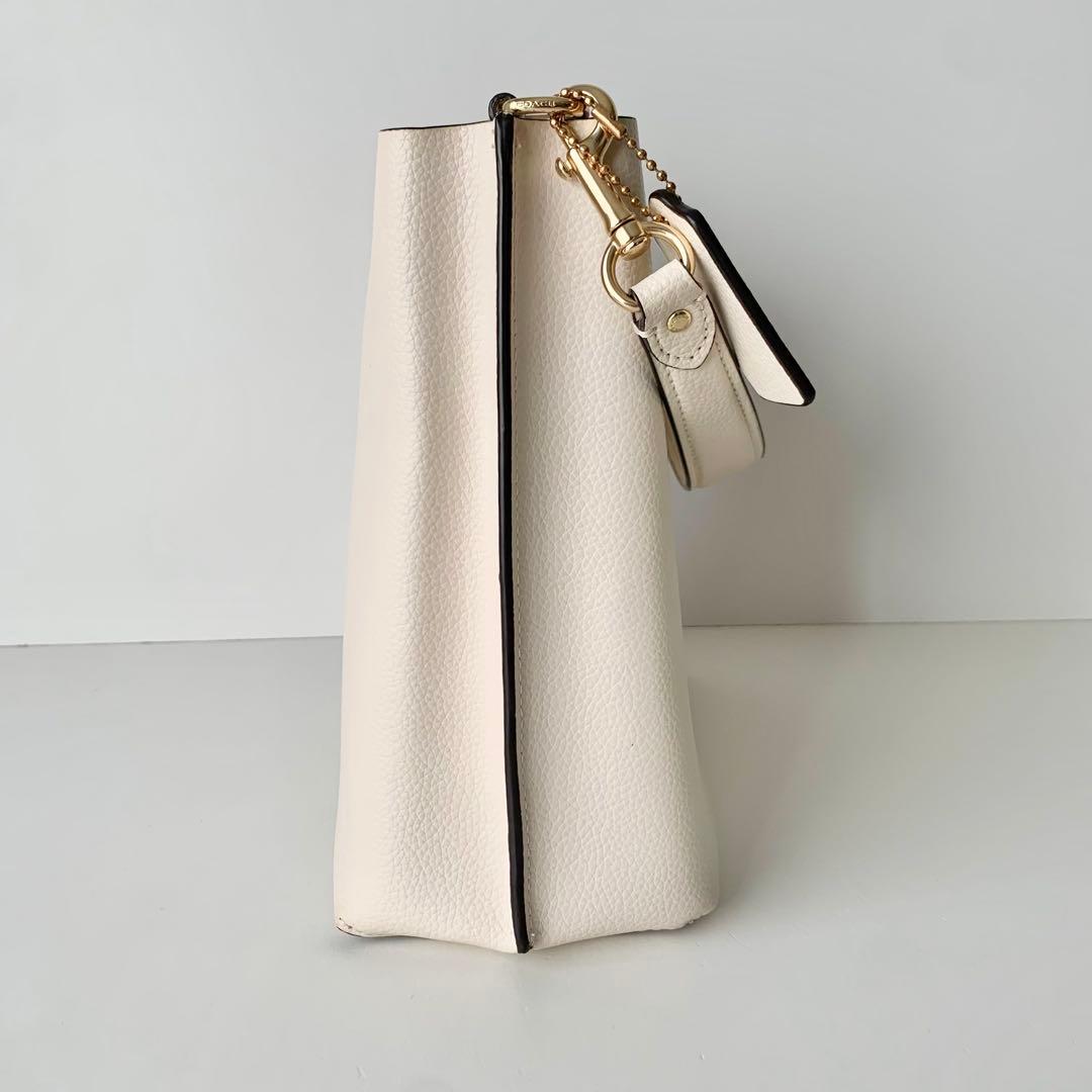 【COACH】コーチ　モリー　バケットバッグ　アイボリー　ホワイト　2way