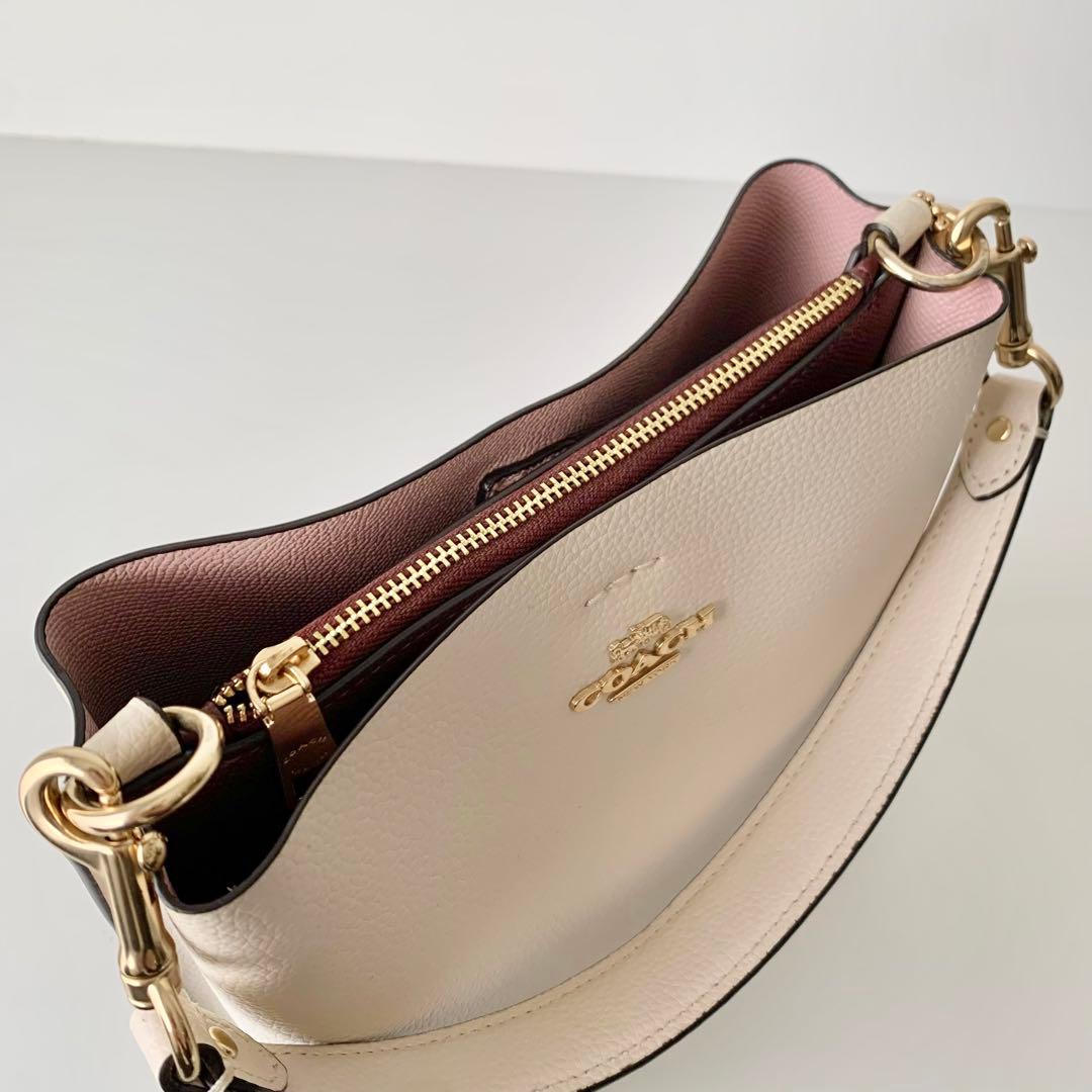 【COACH】コーチ　モリー　バケットバッグ　アイボリー　ホワイト　2way