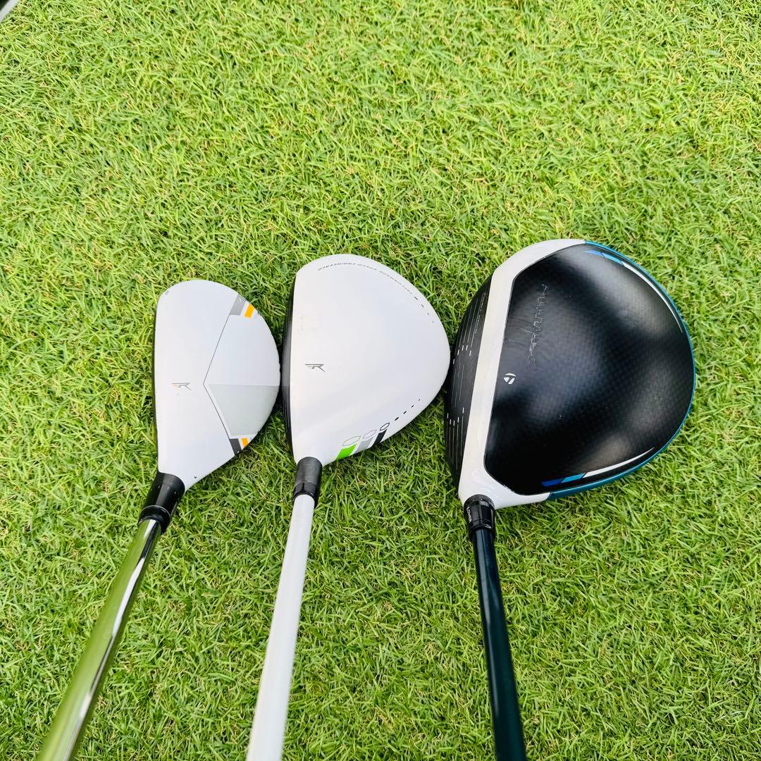 テーラーメイドフルセット SiM2MAX/RBZ/M4その他計15本バッグ等付き