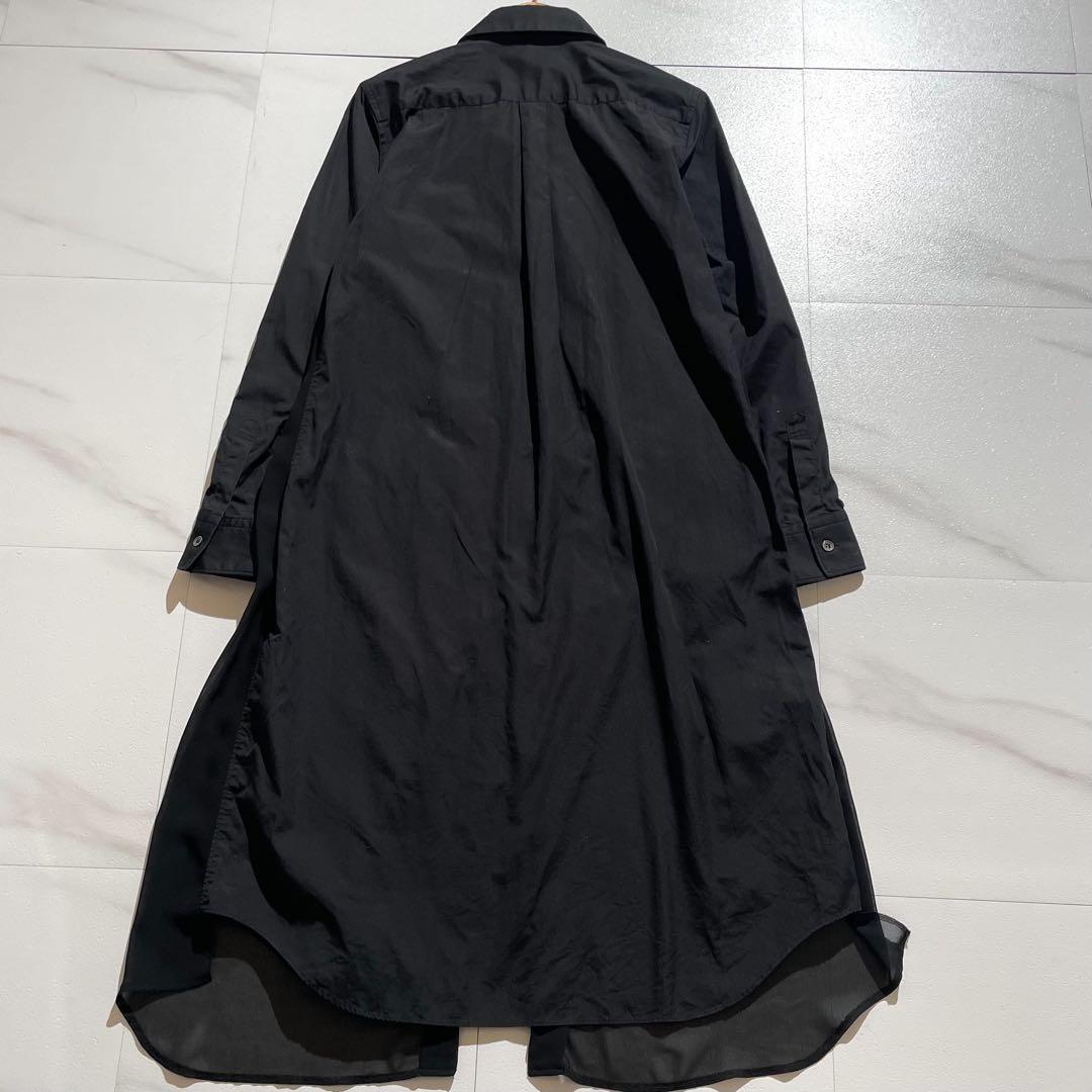 トップス COMME des GARCONS long dress 2020AW BLK