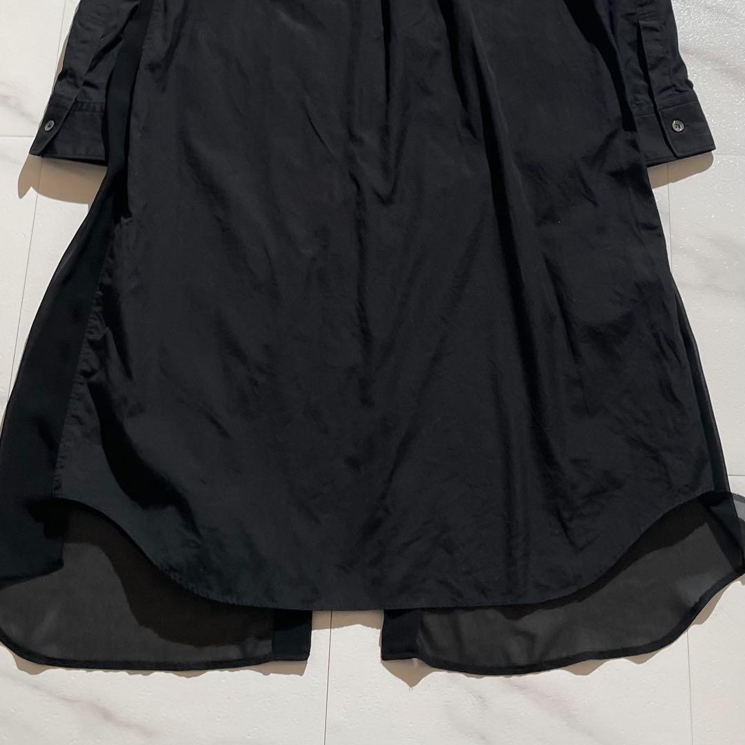 トップス COMME des GARCONS long dress 2020AW BLK
