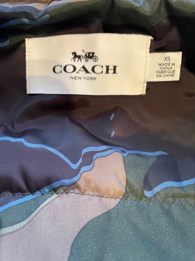 ほぼ未着用COACH 3wayモッズコート　カーキ