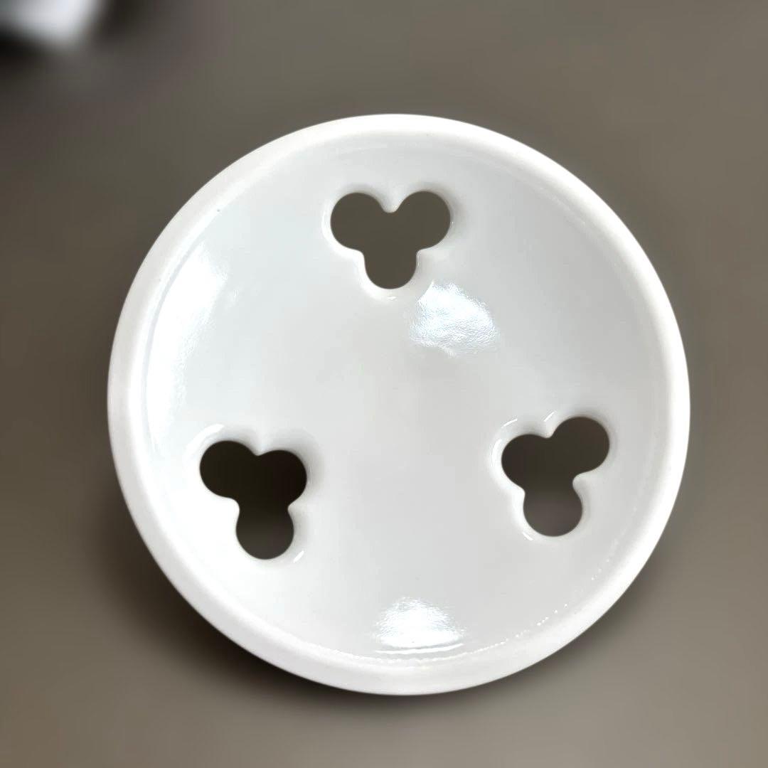 【人間国宝】 14代酒井田柿右衛門 濁手 苺花文 香炉 茶道具 本人作 美品