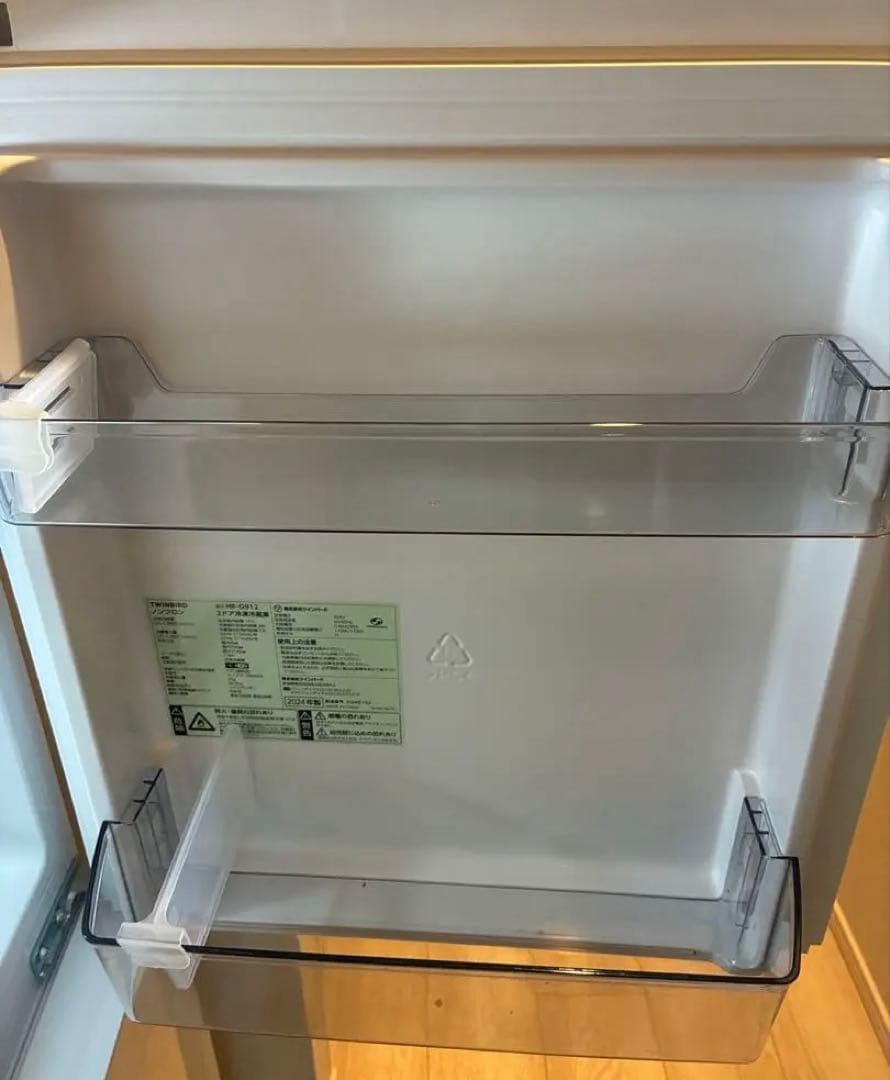 TWINBIRD(ツインバード) 2ドア冷凍冷蔵庫