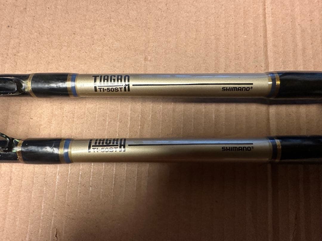 【SHIMANO TIAGRA 50ポンド】トローリングタックル 左右2セット