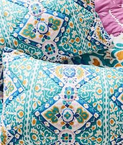 新品アンソロポロジーLeticia キングシャム枕カバー, 2枚セット